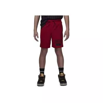 Jordan Спортивные шорты Junior Letter Logo со шнуровкой и средней посадкой, детские шорты красного цвета HJ2105-687 XL