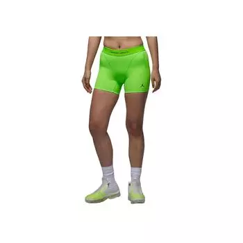 Jordan Спортивные шорты с логотипом, мягкие, удобные, приятные для кожи, женские шорты, цвет электрик-зеленый HF9484-359 XS