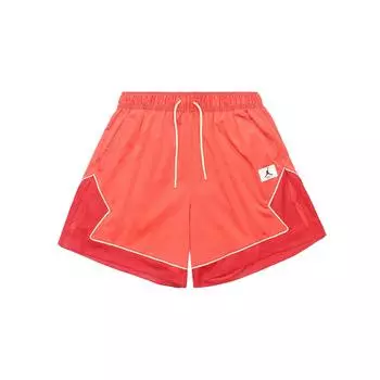 Jordan Спортивные шорты с сетчатым узором и логотипом, женские шорты красного цвета DO5042-605 S