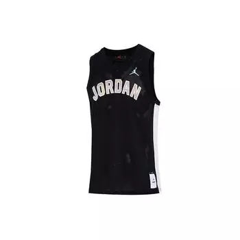 Мужская баскетбольная майка Jordan Sport с принтом букв, черная DM1875-010 S
