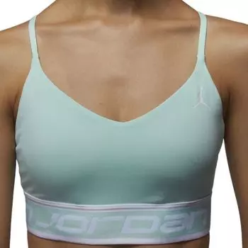 Jordan Спортивный бюстгальтер Indy Dri-Fit Soft Universal Sports Bra Женское нижнее белье Светло-жемчужно-голубой FV6499-368 M