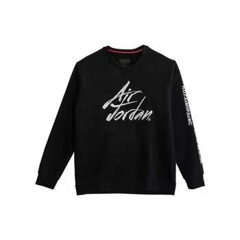 Jordan Sportswear Greatest Fleece Crew Sweatshirt Мужские топы черные AV6003-010 L