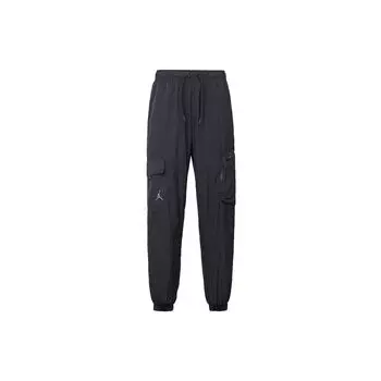 Jordan SS22 23 Engineered плетеные повседневные брюки мужские брюки черные DJ0237-010 S