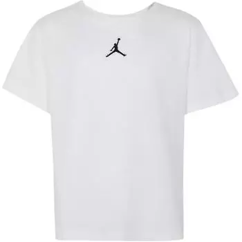Jordan SS22 Логотип вышитый спортивный круглый вырез короткий рукав футболка детские топы белый JD2132042GS-001 XL