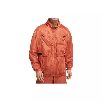 Jordan SS22 однотонная мужская куртка с воротником-стойкой на молнии, верхняя одежда оранжевого цвета DM1864-872 L