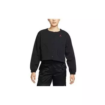 Jordan Ss22 Спортивная тренировочная повседневная куртка Женские куртки Черные DN4417-010 L