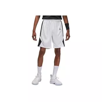 Jordan SS24 Dri-Fit Color Block Mid Rise Quick Dry Basketball Shorts Men shorts White HF0526-106 S