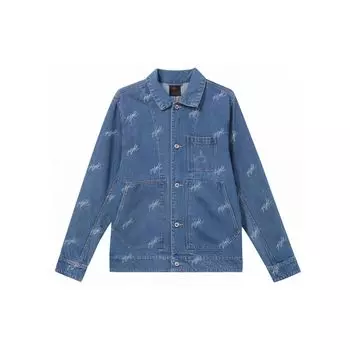 Jordan SS24 Flight Series вышитый логотип тканая повседневная куртка мужская куртка королевского синего цвета FN4650-436 M