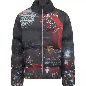 Jordan Stand Collar Zipper Fashion Versatile Sports Casual Cotton Jacket Men Jacket Black DR1419-045 M