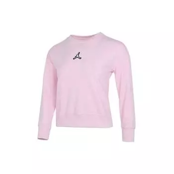 Jordan Свитшот с круглым вырезом и логотипом, детский свитшот, розовый JD2132052GS-002 L