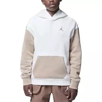 Jordan Толстовка с капюшоном из флиса с цветным блоком и логотипом Mj Brooklyn, детские толстовки с капюшоном, парус HQ7083-133 M