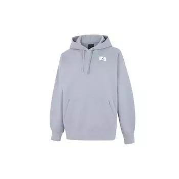 Jordan Толстовка с капюшоном из флиса WJ Flight Solid Logo Sports Casual Free Pullover Long Sleeve Hoodie Women Hoodies Gray DQ4604-011 M