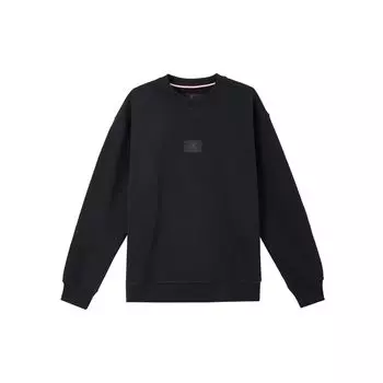 Jordan Тонкий флисовый свитшот с круглым вырезом и логотипом Flight Fleece, мужская спортивная толстовка черного цвета FV7260-010 M