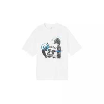 Футболка Travis Scott x Jordan x Fragment белая мужская уличная одежда DJ0620-133 XS