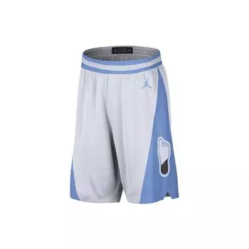 Jordan Unc Limited Logo Лоскутная контрастная эластичная талия Баскетбольные шорты Мужские плавки Разноцветные DN9420-100 L