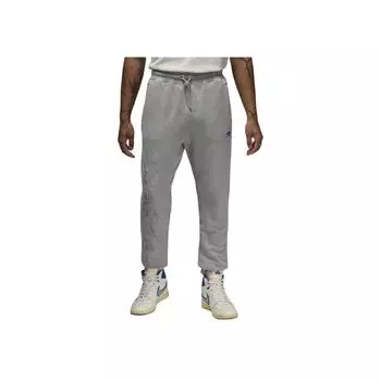 Jordan X Awake NY Collaboration FW24 Модные мягкие, приятные для кожи, минималистичные, удобные, трикотажные спортивные брюки, мужские низы, серые FQ5446-091 M