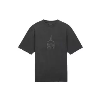 Jordan x Billie Eilish SS23 Футболка с короткими рукавами и логотипом Женские топы Черные DV7359-010 XS