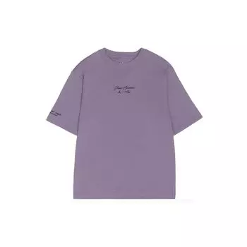 Jordan X Lala & Ce Collaboration Letter Logo Вышитый графический американский винтажный свитер с круглым вырезом и коротким рукавом Футболка Женские топы DV1388-588 XXL