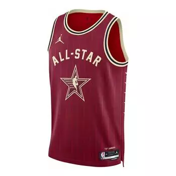 Jordan X NBA Collaboration SS24 2024 All-Star Weekend Dri-FIT Swingman Jersey Мужская майка Красная FQ7732-609 2XL