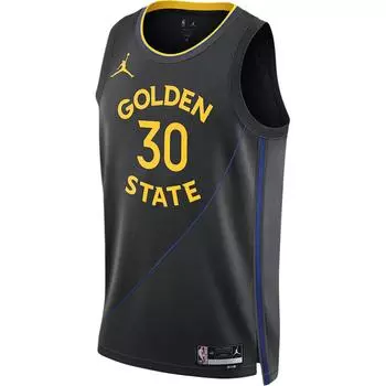Jordan X NBA Collaboration Stephen Curry Golden State Warriors 2024/25 Statement Edition Удобная модная простая баскетбольная майка FQ4719-010 L
