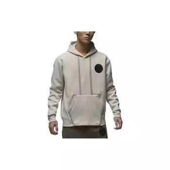 Jordan X PSG SS24 Logo флисовая толстовка с капюшоном мужская топы Light-Bone DZ2924-072 M
