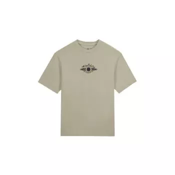 Jordan X SoleFly Collaboration Sports Casual Logo Embroidery Print Pattern Court Neck Short Sleeve T Shirt Men T Shirts Off-White FQ3803-203 L