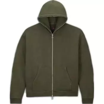 Jordan X Travis Scott, однотонная куртка на молнии с капюшоном, мужская верхняя одежда, армейско-зеленый DZ5501-325 M