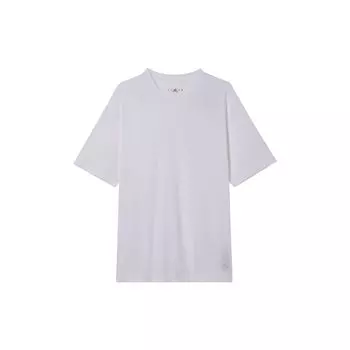 Jordan Женские футболки Essentials Solid Color Loose Casual с круглым вырезом и коротким рукавом, белые FN5384-100 S