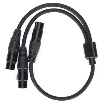 JORINDO JD6073 XLR Female to Dual XLR Female Cable Y-Type Splitter XLR to Dual XLR Микрофонный кабель