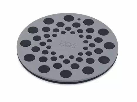 Joseph Joseph Silicone Trivet Heat Resistant Table Mat Set of 2 for Pots 20174 Spot-On Black/Gray [Genuine Product]