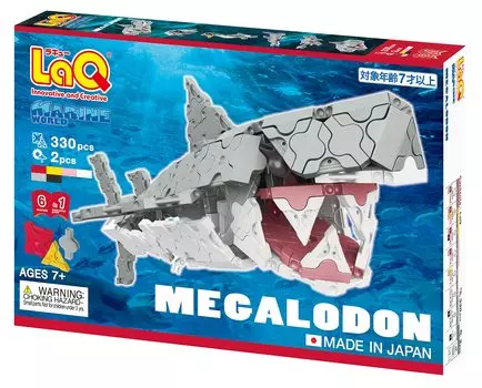Ёширицу LaQ Мегалодон Marine World серый