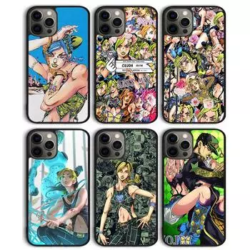 Чехол для телефона Jotaro Kujo Jolyne Cujoh JOJO для iPhone 11 12 13 14 Pro Max, мини-чехол для iPhone X XS Max XR 5 6 7 8 Plus Coque iPhone 6plus