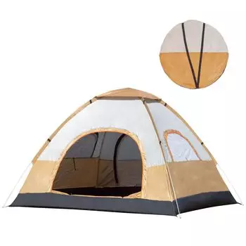 JOTOCRAFT палатка для 3-4 куполов простая кемпинговая двойная водонепроницаемая устойчивая к УФ-излучению для горных условий легкая сумка для хранения и коврик для пикника в комплекте раскладной