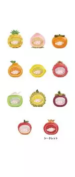 JOTOYS YUMO Фруктовый и овощной рынок, серия ПВХ, АБС, окрашенные готовые торговые фигурки, коробка из 10 штук