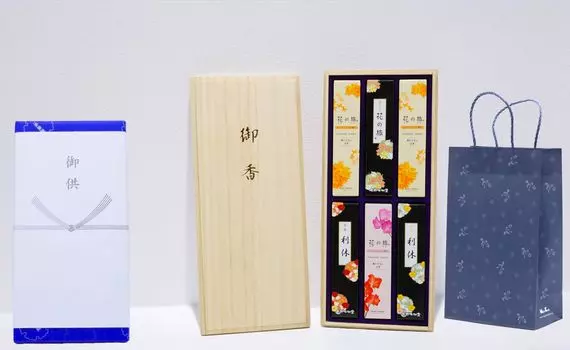 Journey Ассортимент Японские благовония, палочки дымчатого типа, павловния с Noshi в качестве палочек благовоний для подарочного пакета Journey 5 видов благовоний