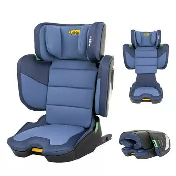 Jovikids складное сиденье для детей R129 детское сиденье от 3 лет регулируемая ширина спинки и возраста сиденье-бустер ISOFIX, совместимо с i-Size, старое, подголовник, синий