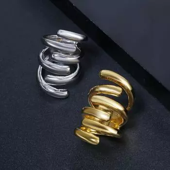 JOVO LOVE проволочная обмотка, оплетка, панк-стиль, нержавеющая сталь, кольца для женщин, золотой цвет, элегантный дизайн, ювелирные изделия, аксессуары для вечеринок, новые 9