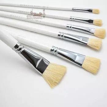 JOWOART 6 шт./компл. специальное предложение шерсть хвост уровень ручка масляная краска акварель гуашь кисть для рисования искусство для канцелярских принадлежностей