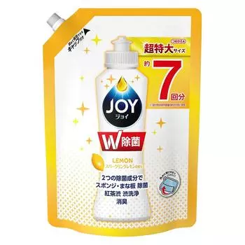 JOY Disinfecting Sparkling Lemon Scent дезинфицирующее моющее средство для мытья посуды сменный блок, 960 мл