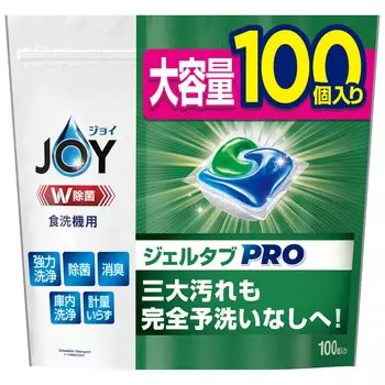 Joy Gel Tab PRO W дезинфицирующее моющее средство для посудомоечной машины 100 шт. [Большая емкость]
