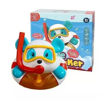 Joy Kids Bread Panda Bubble Maker, корейские игрушки для ванной