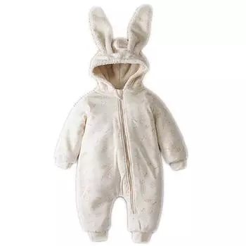Joy Multi Infant Искусственные волосы с кроличьим капюшоном, размер 90, лучшая детская одежда в Корее