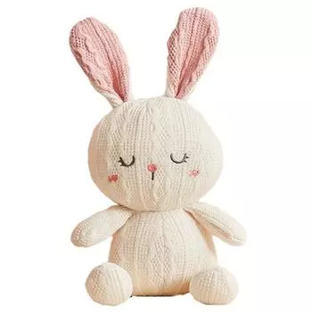 Кукла-приставка для малышей Joy Multi Knitted Animal, Кролик, Корейские детские товары