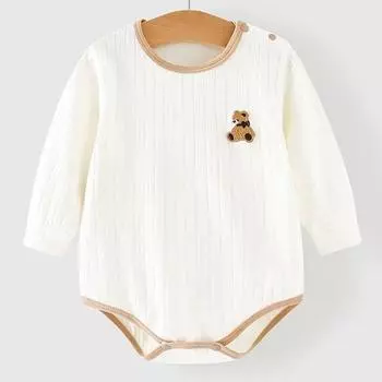 Joy Multi Newborn Bear Bear Double Bias с длинными рукавами, размер 59, лучшая детская одежда в Корее