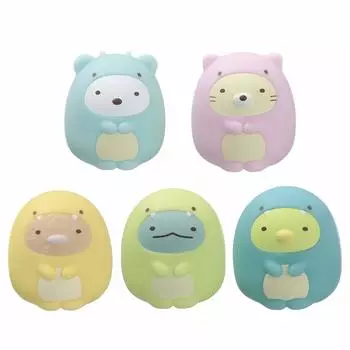 Joy Palette Sumikkogurashi Yubiningyo Mascot Lizard and Mother