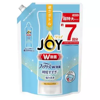 Joy W Дезинфицирующее моющее средство для посуды Febreze W Дезодорирующий свежий цитрусовый наполнитель 910 мл 1