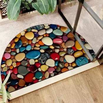 JOYBLISS Ретро Противоскользящий Коврик для Входной Двери, Износостойкий Впитывающий Ковер для Прихожей, Домашний Декор 40X60CM