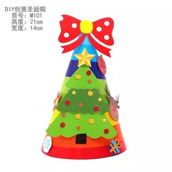Joyful Cartoon Christmas Party Hats For Kids With Delightful Snowman And Print Reindeer HYM101