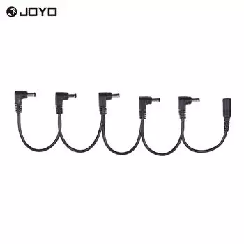 JOYO CM-24 Гитарные эффекты, силовой кабель, разветвитель шнура, 5 способов, гирляндное соединение для постоянного тока 9 В, гитарные басовые эффекты