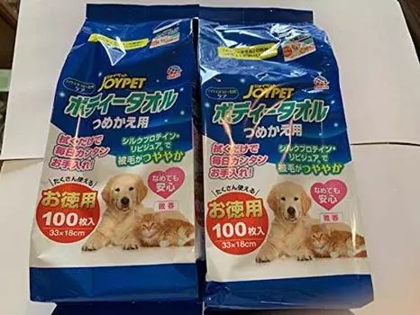 JOYPET сменные полотенца для тела домашних животных 100 шт. x 2 комплекта